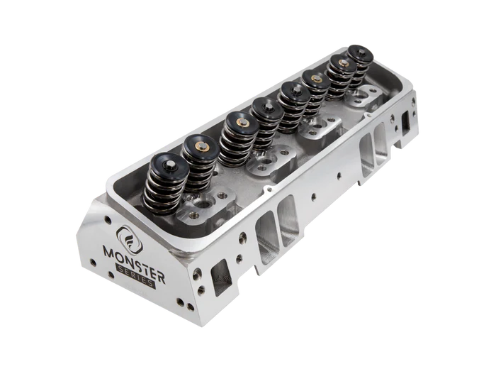 M23 223cc SBC Angled-Plug Cylinder Head - Bare + Valves (SET)