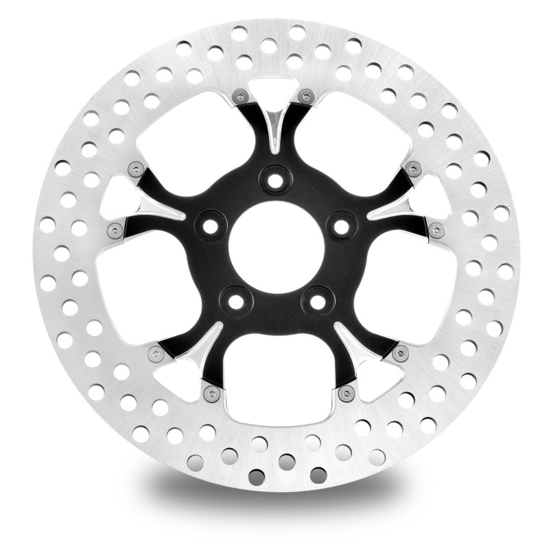 Performance Machine Disc/Carr 11.8 Galaxy Rear Left - Contrast Cut Platinum