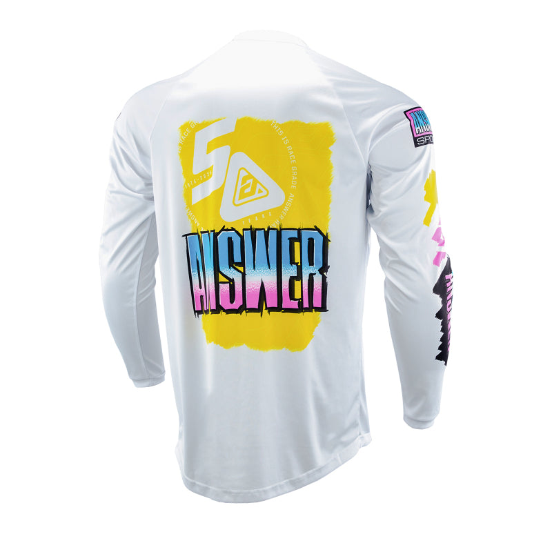 Answer 26 LE Syncron Artifacts Jersey 50 Years Neon Yellow/White/Blue - Medium