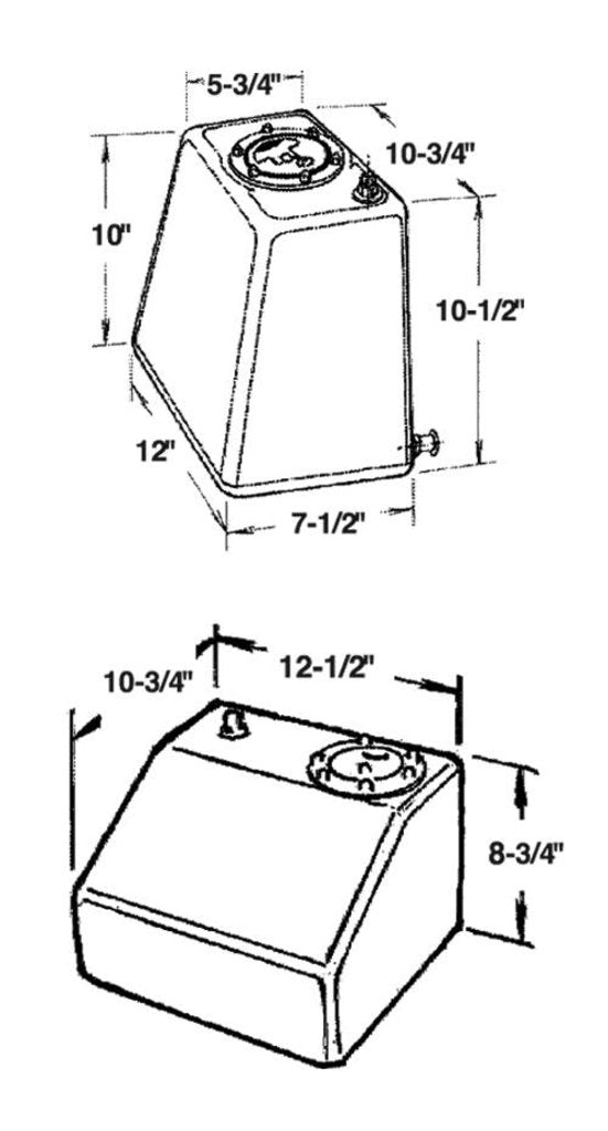 3 gallon JAZ Fuel Cell w/float