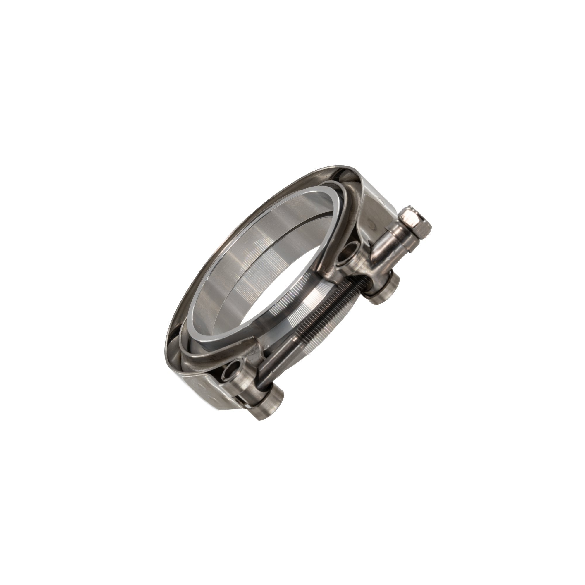 Flo Supply 3.5" Stainless V-Band Kit - Aluminum Flanges
