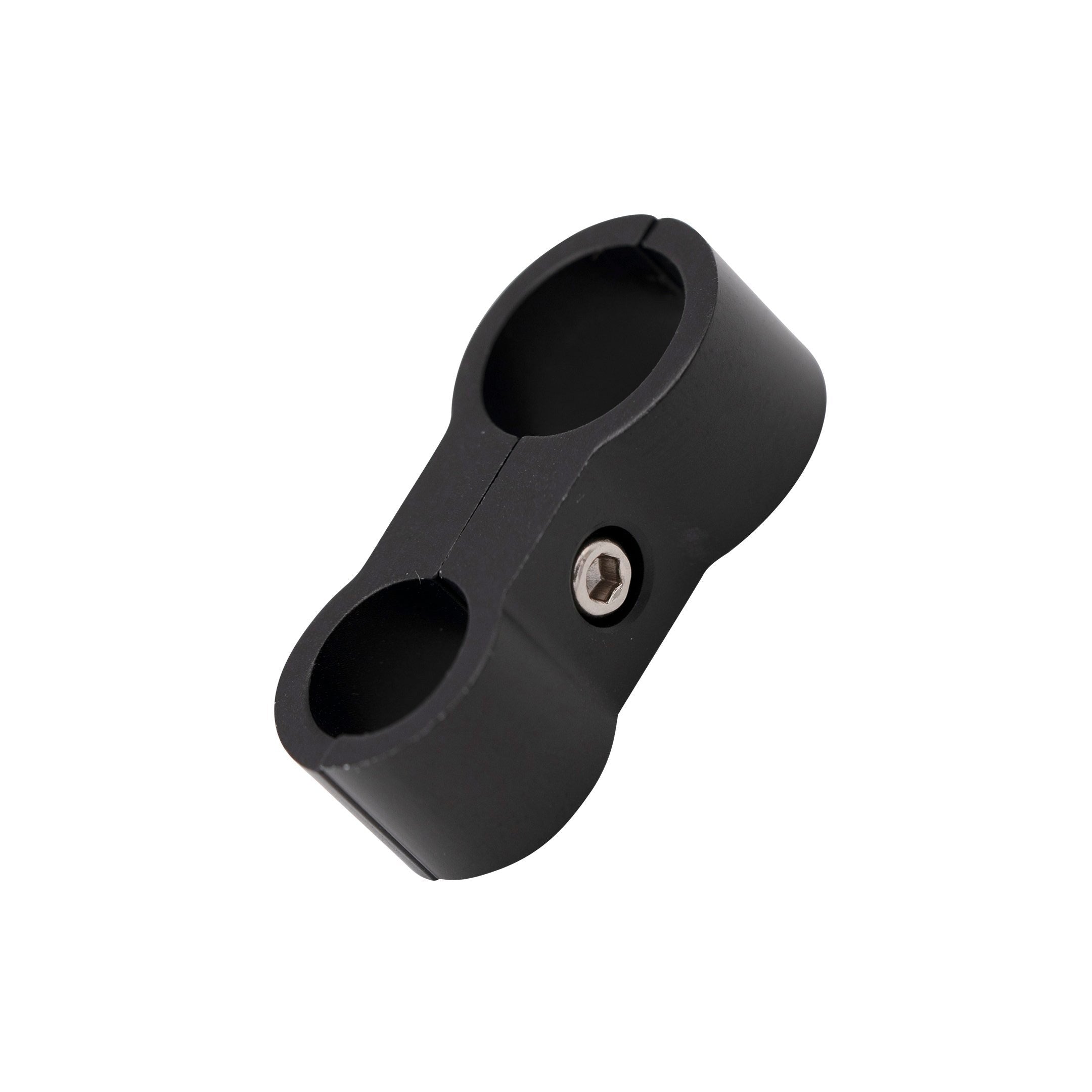 Flo Supply 7/16" To 5/8"  Stepped Billet Dual Hose Separator