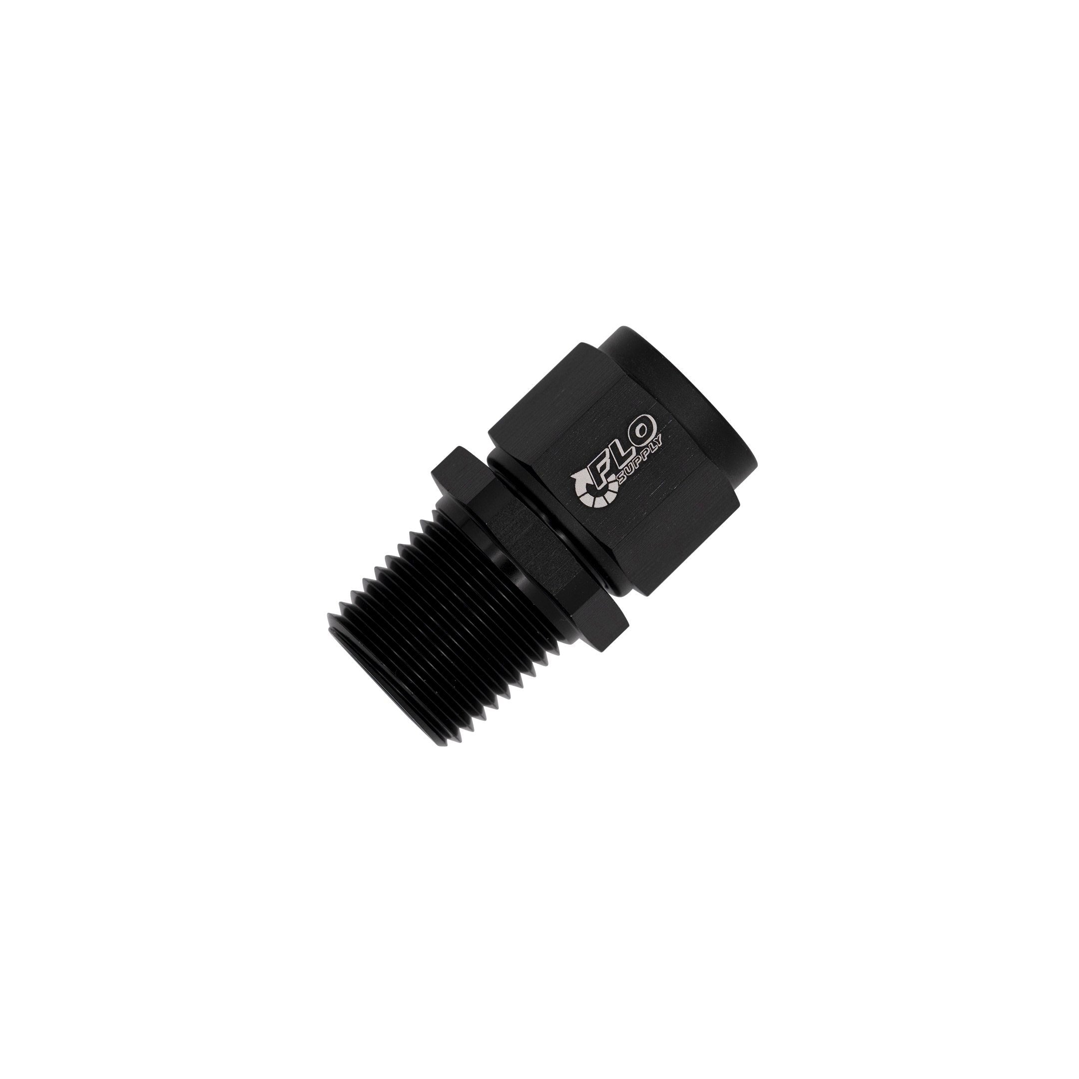 Flo Supply 1/8" NPT x 4AN Swivel Fitting - Male/Female