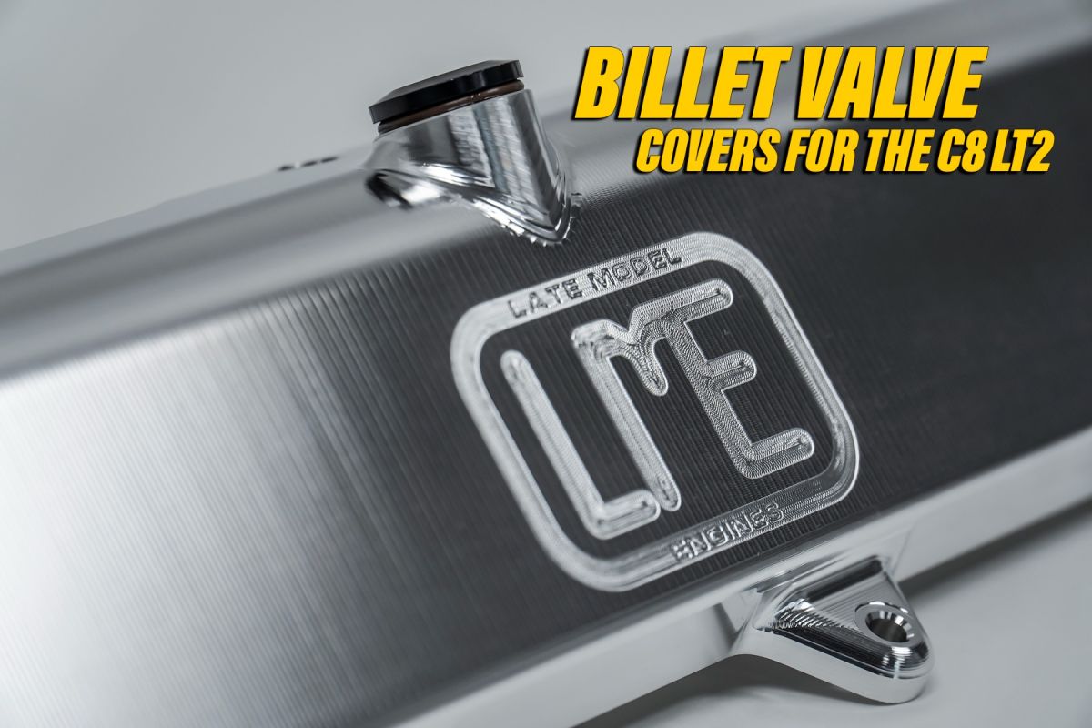 LT2 C8 Billet Valve Covers