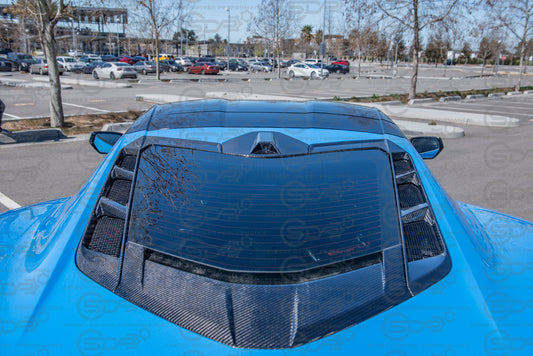 rear Decklid Camera cover only, all carbon fiber pieces for rear window are sold separately