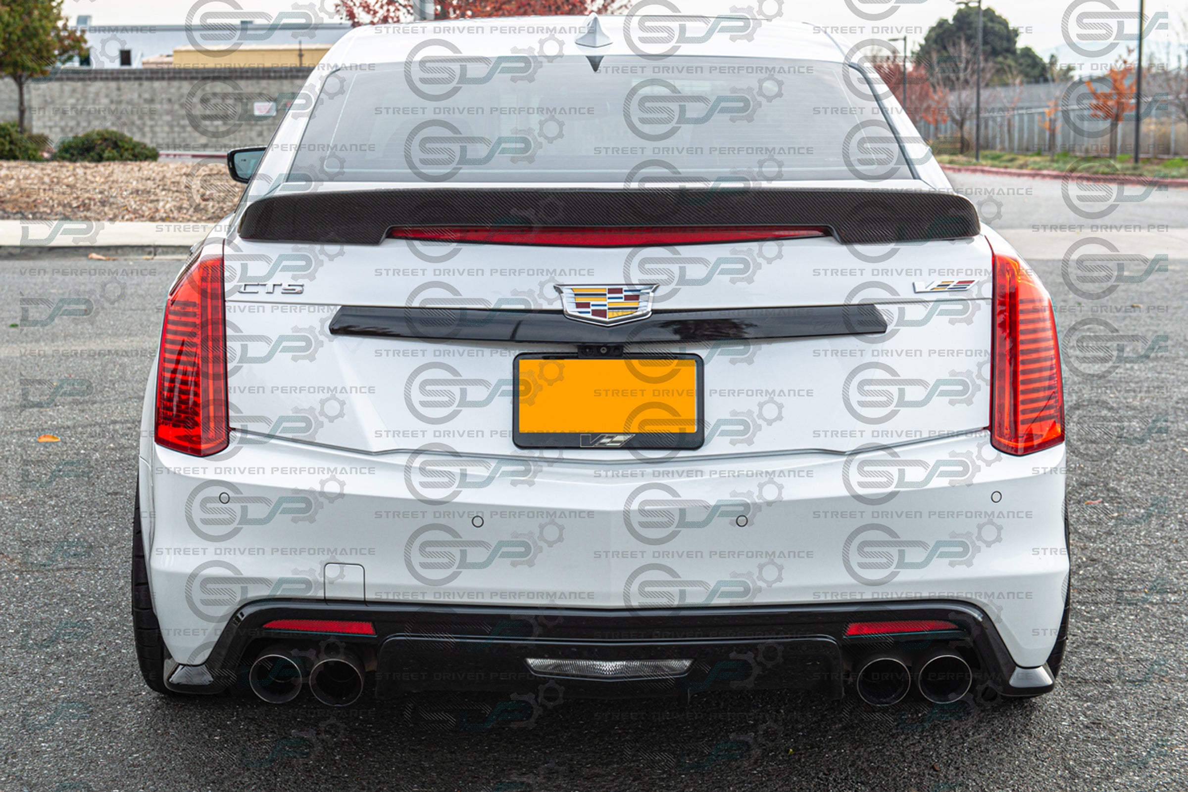 *IMPERFECTION / DISCOUNTED* 2016-2019 Cadillac CTS-V V3 - Carbon Fiber Rear Trunk Lid Spoiler Wing