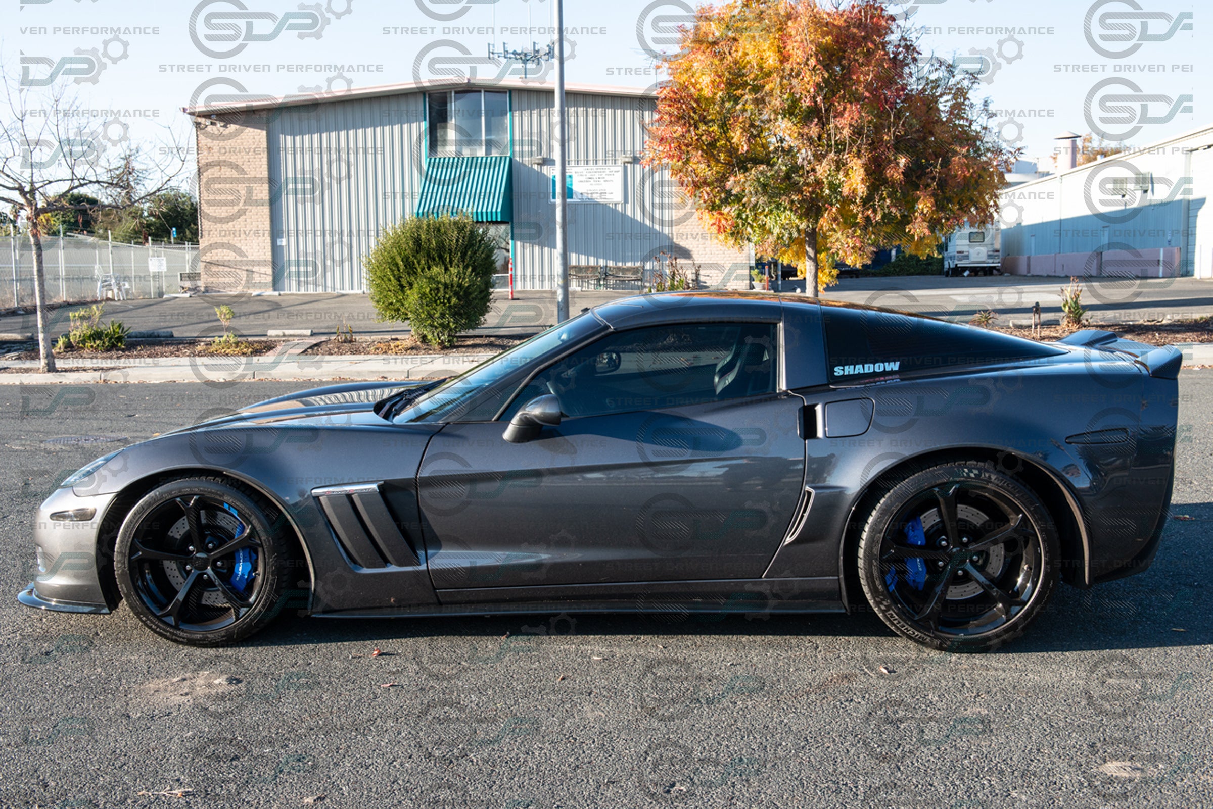 2005-2013 C6 Corvette - Base Model - Extended Front Splitter/Lip Ground Effects - ZR1 Conversion Package (Carbon Fiber, Glossy Black, Primer Black, or Hydro-Dipped Carbon Fiber Options)