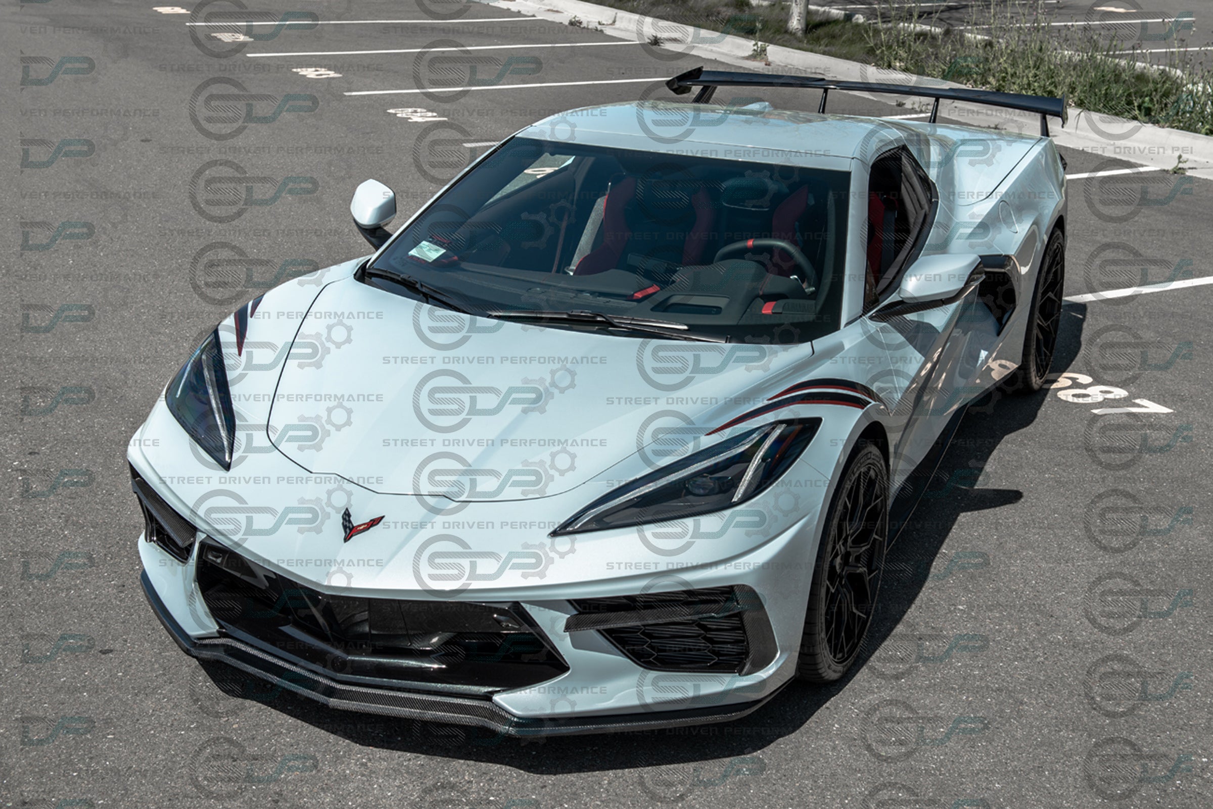 2020+ C8 Chevrolet Corvette | Carbon Fiber Front Grille Inserts (PAIR)