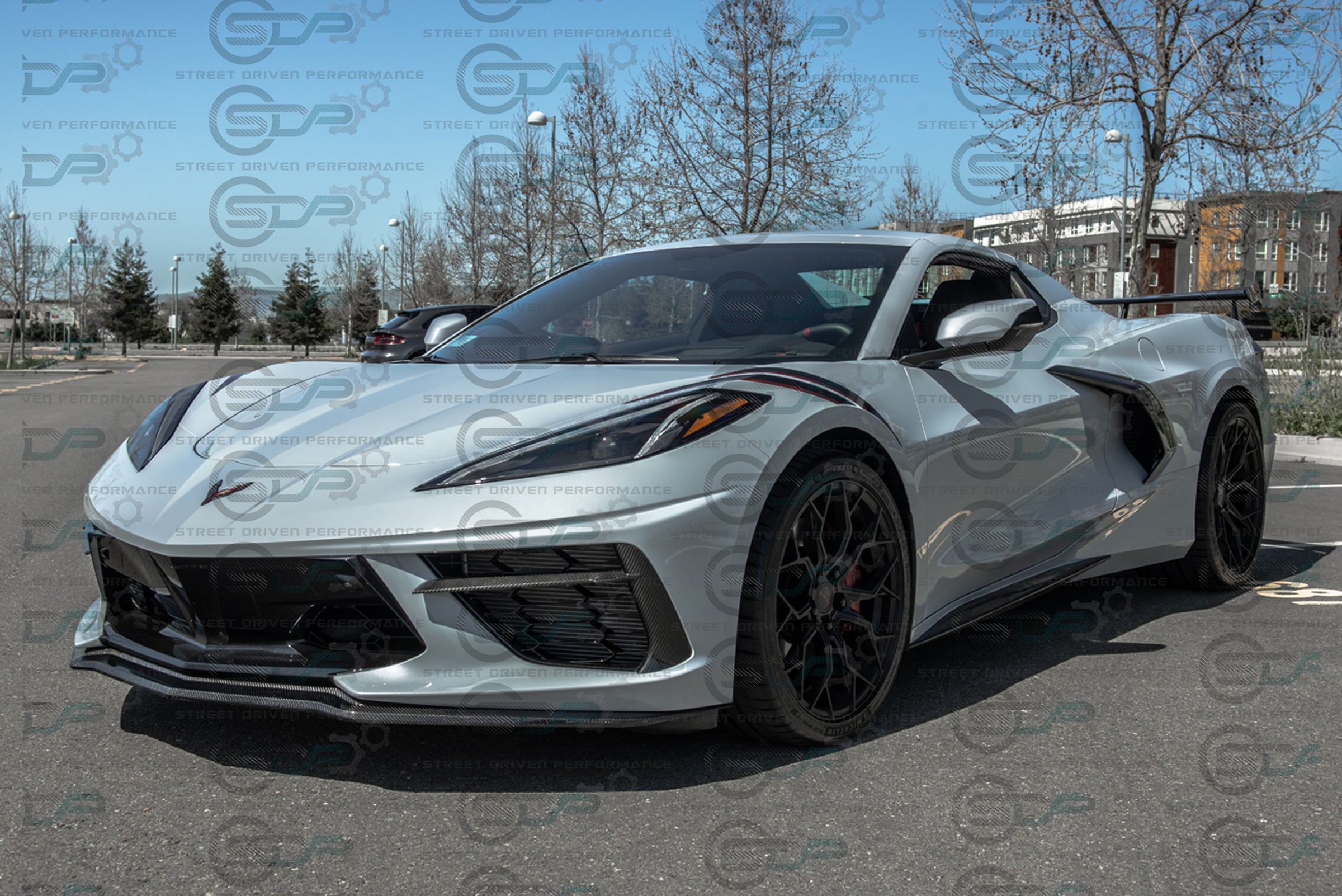 2020+ C8 Chevrolet Corvette | Carbon Fiber Front Grille Inserts (PAIR)
