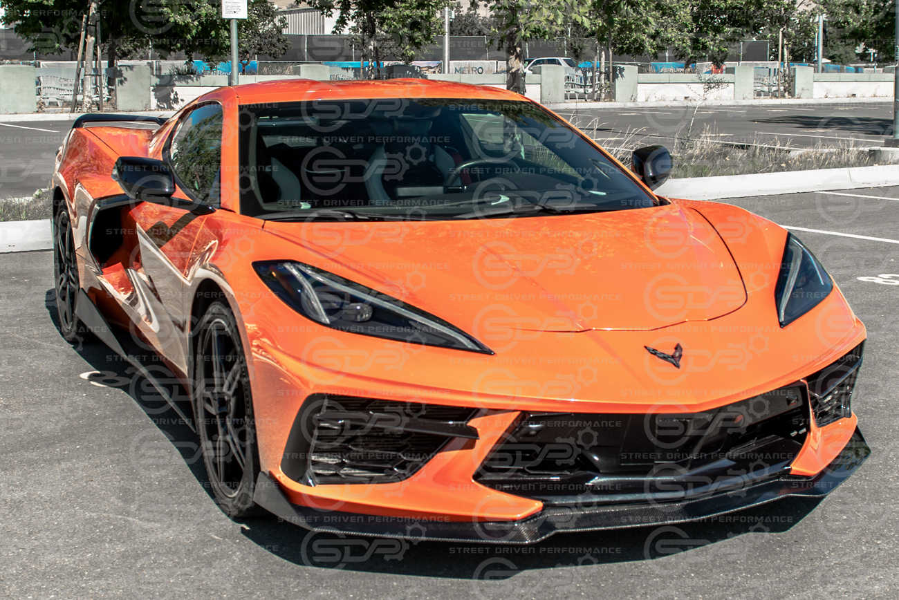2020+ Chevrolet Corvette C8 Stingray & Z51 | "5VM Style" Splitter Lip Ground Effects