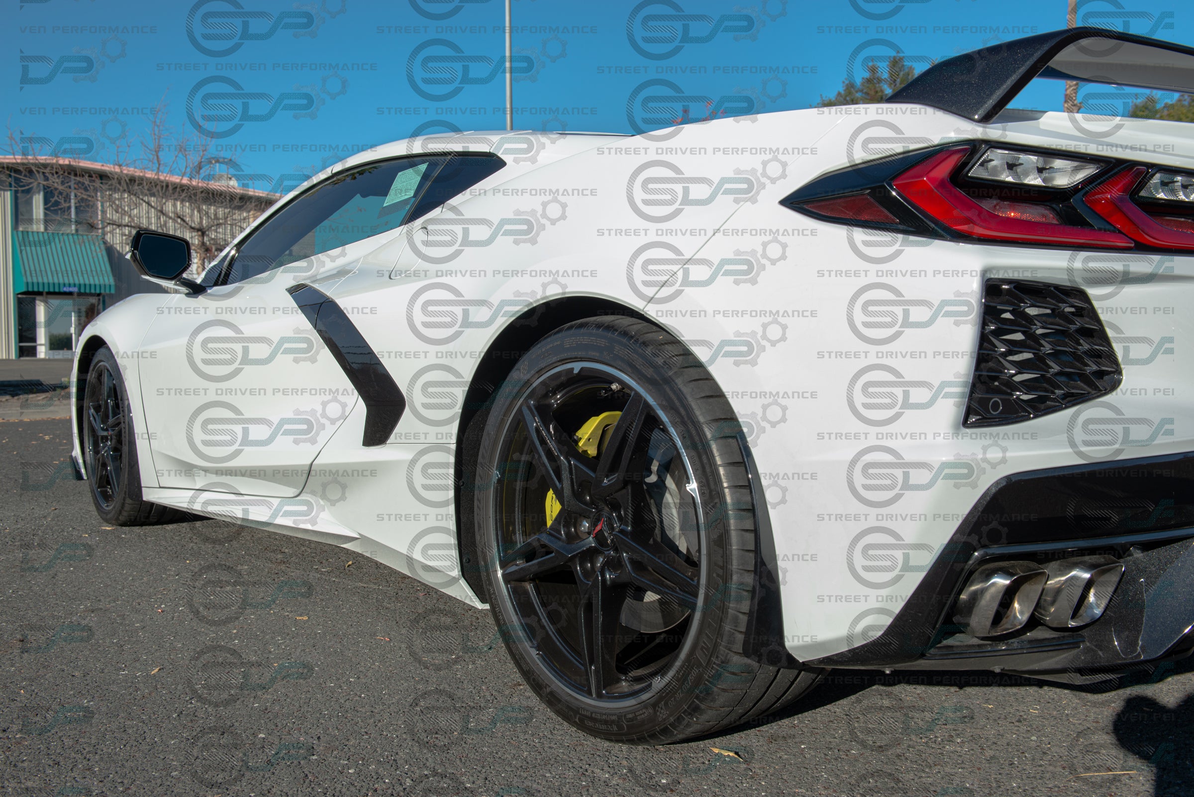 2020+ C8 Corvette Stingray & Z51 | "XL Extended" Front & Rear Splash Guards / Mud Flaps