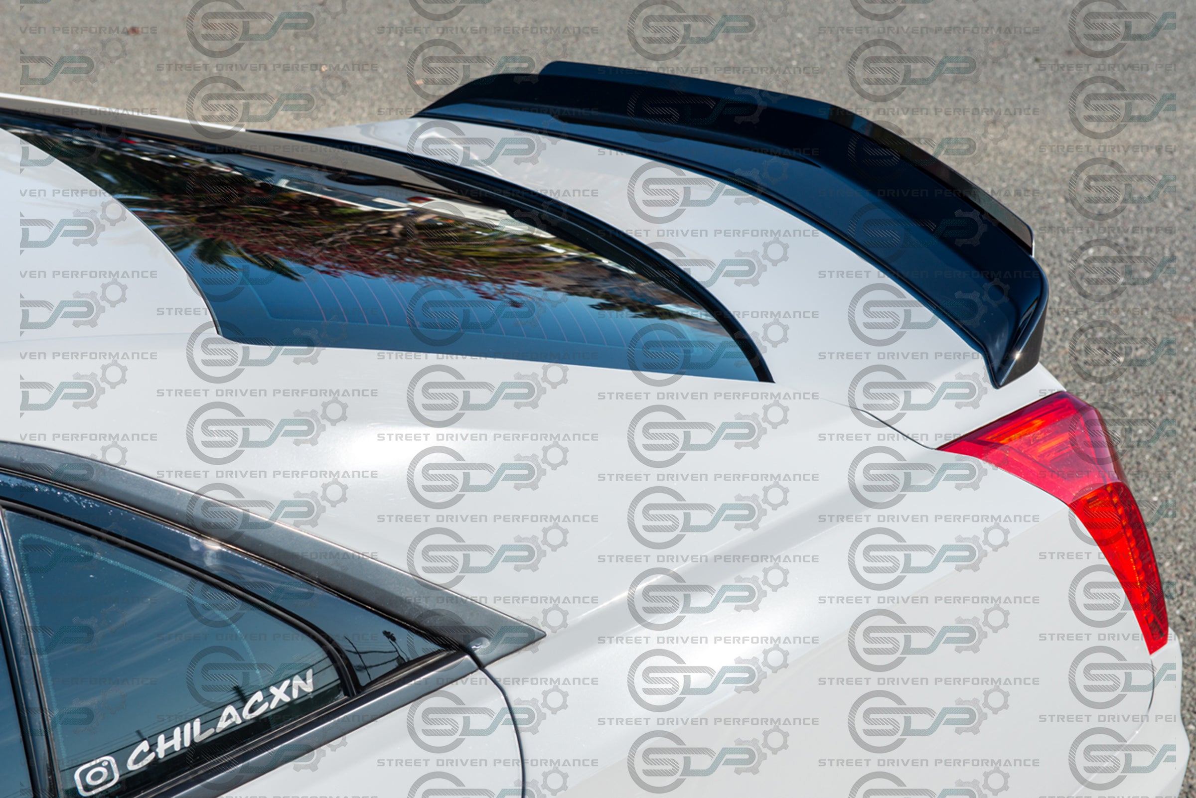 2014+ Cadillac CTS - Rear Trunk Lid Spoiler Wing with Wickerbill