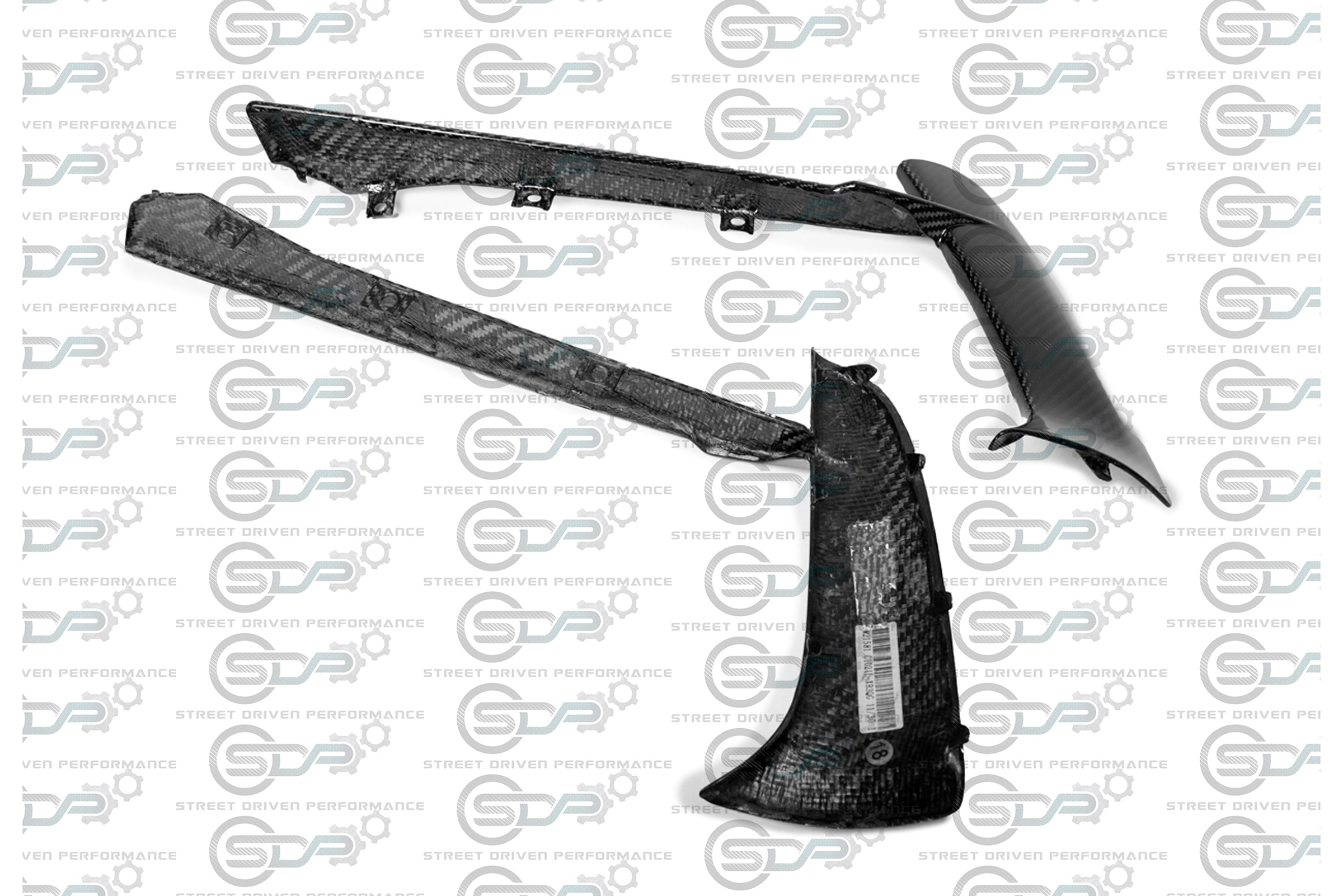 2020+ C8 Chevrolet Corvette | Carbon Fiber Front Grille Inserts (PAIR)