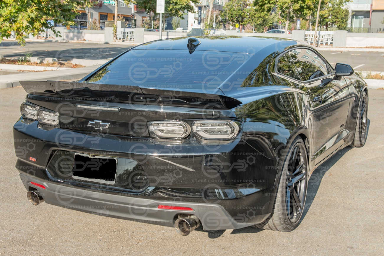 2016+ Camaro SDP Performance GLOSS Black Rear Trunk Wing Wickerbill Spoiler