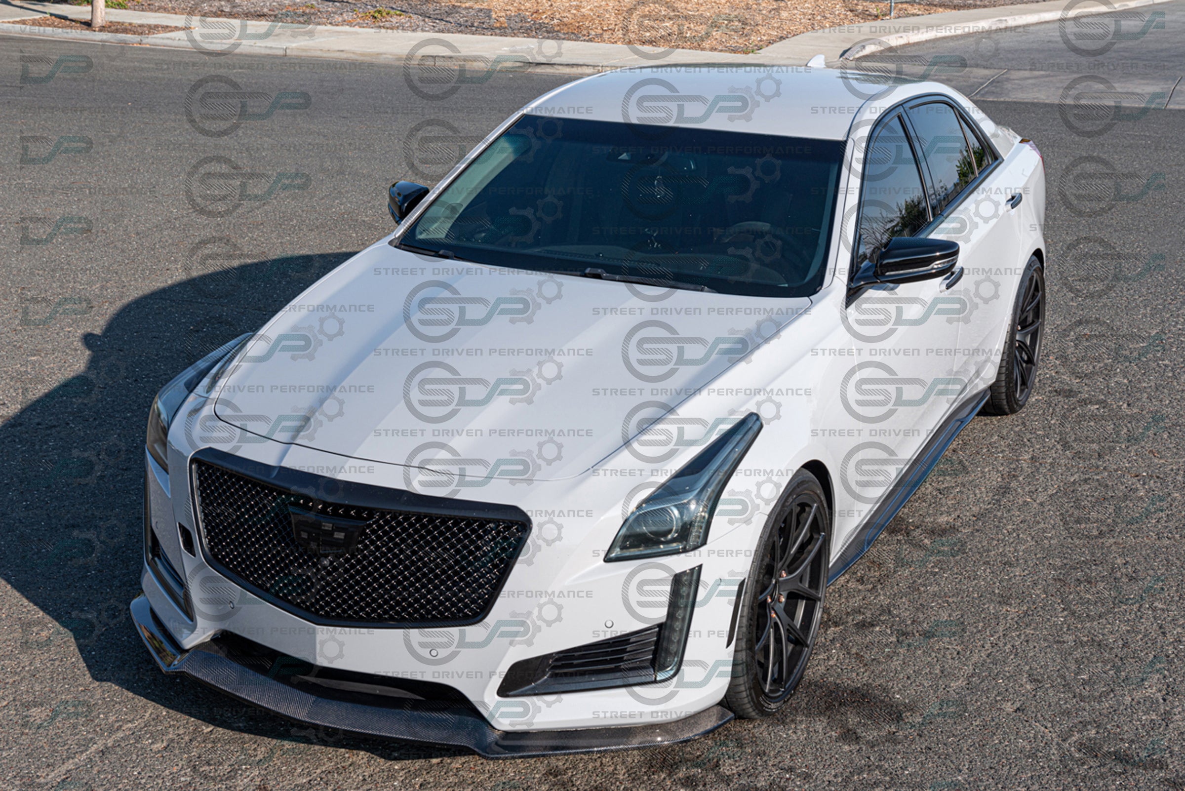 2014+ Cadillac CTS - "V-Sport Style" front lip splitter ground effects