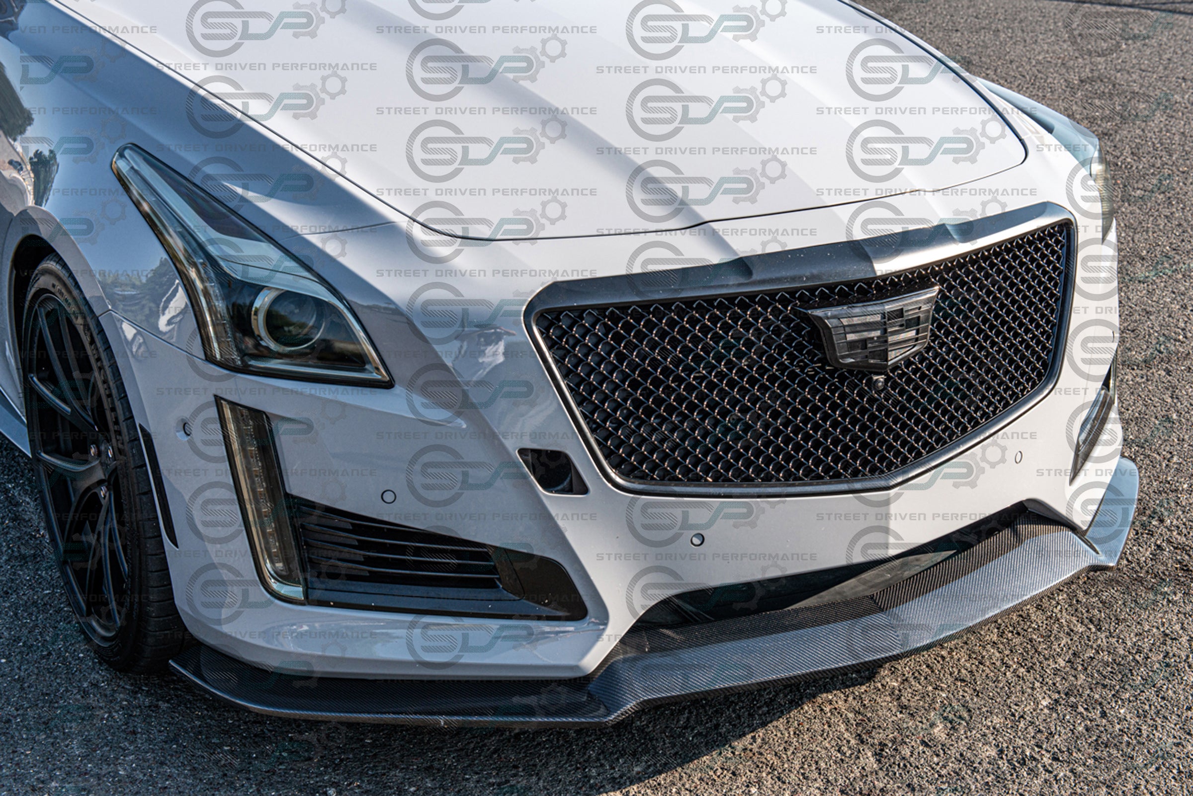 2014+ Cadillac CTS - "V-Sport Style" front lip splitter ground effects