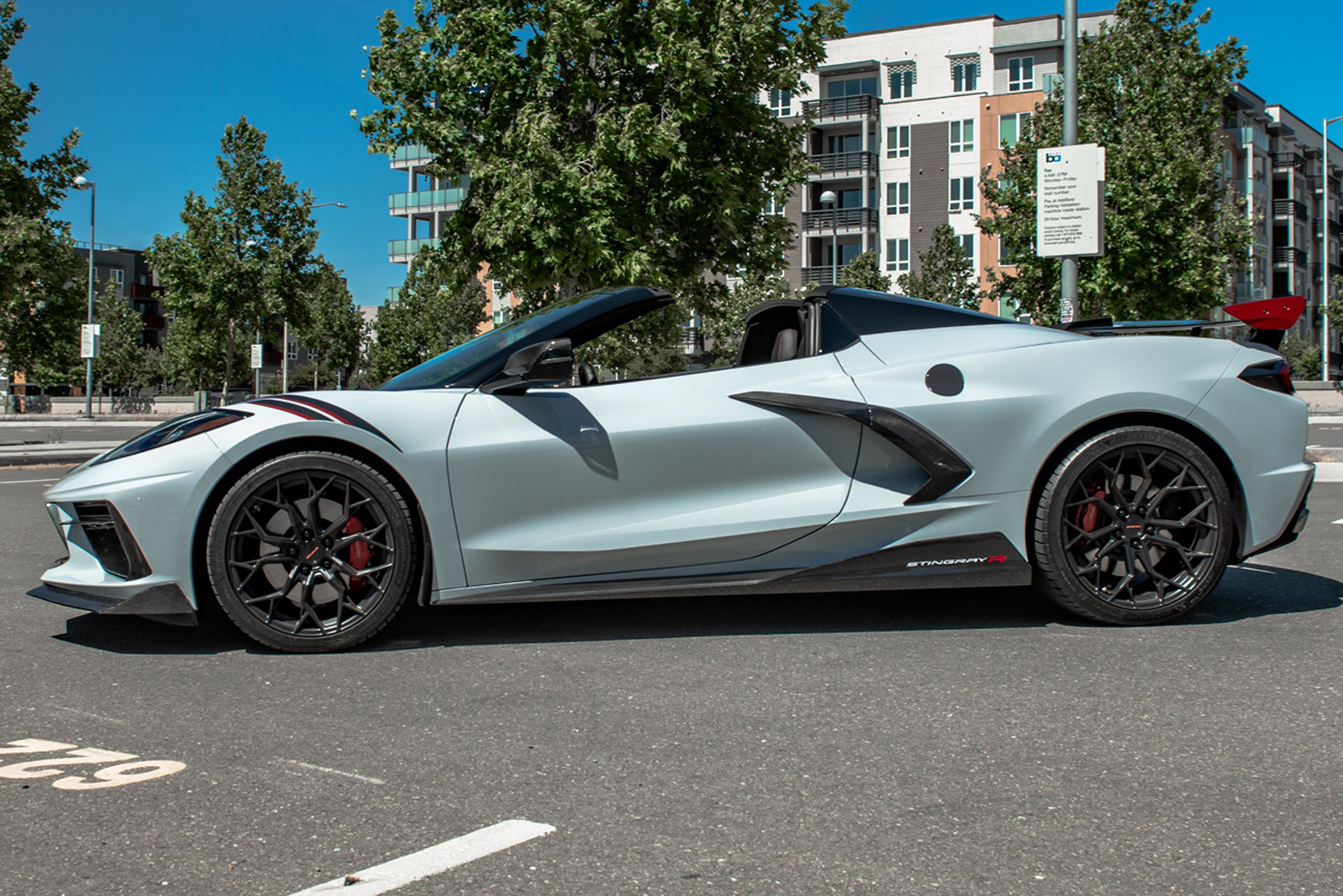 2020+ C8 Corvette | "5VM Style" Side Skirt Rocker Panel Ground Effects
