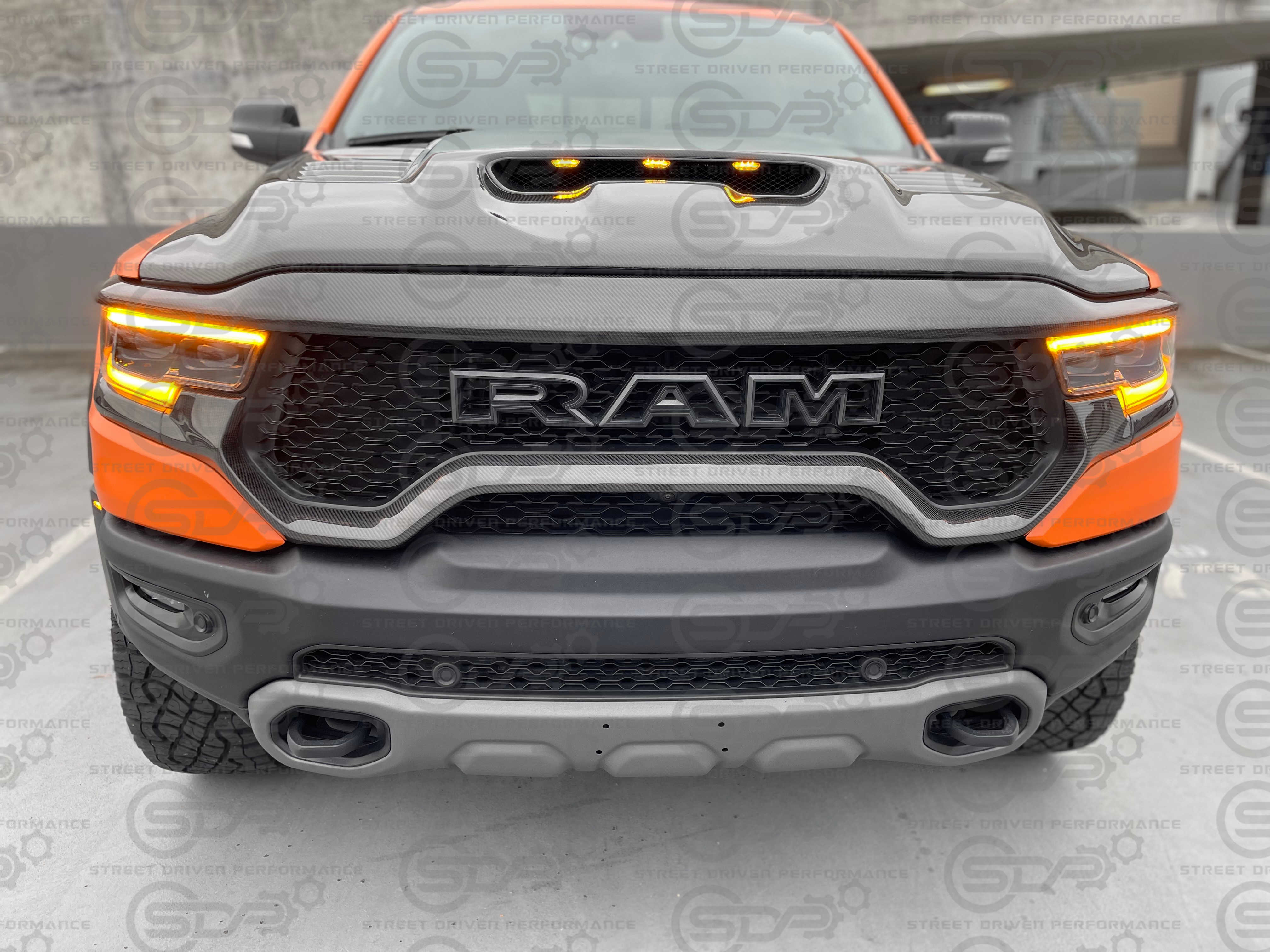 2021-2022 RAM TRX CARBON FIBER Lower Front Grille Trim
