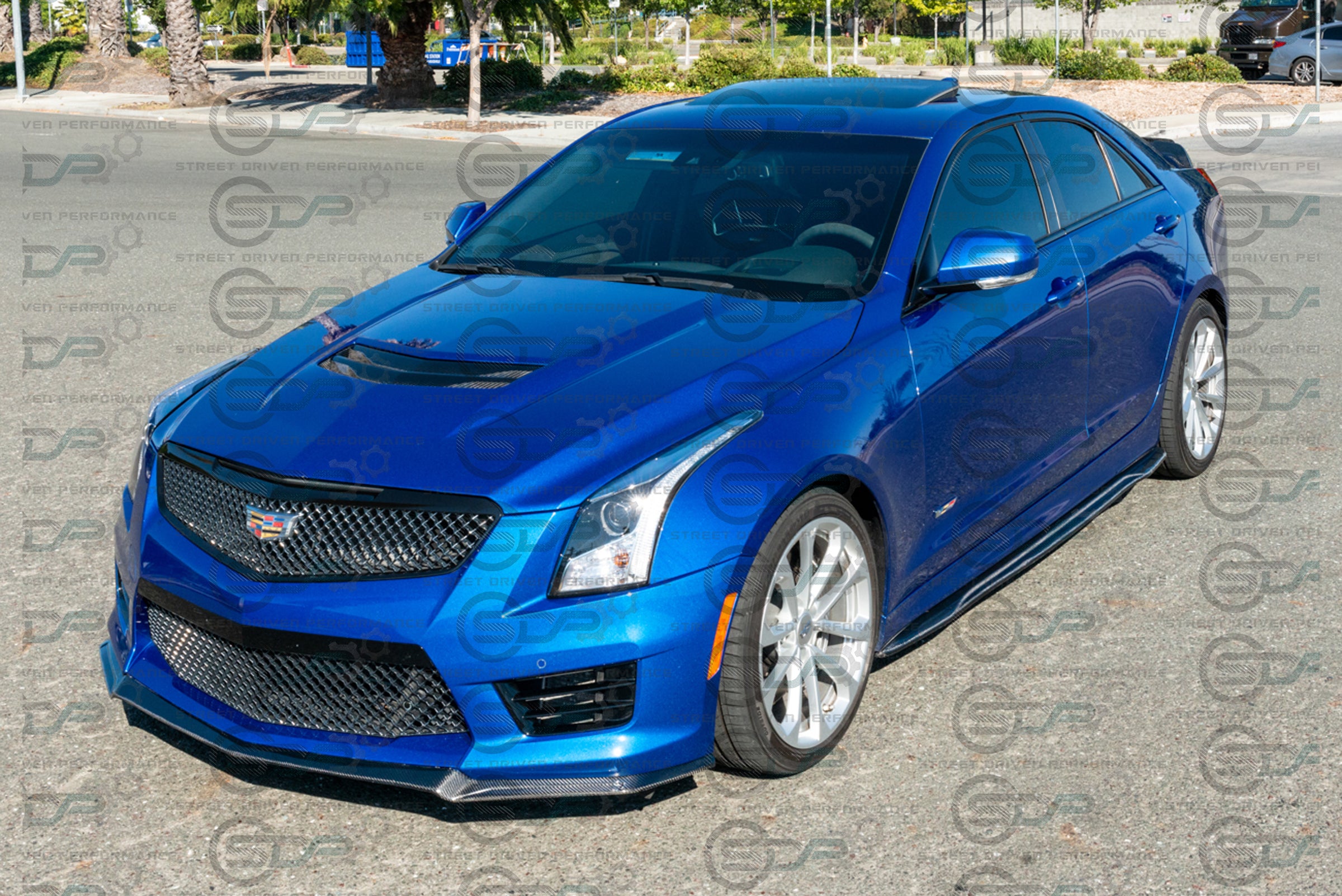 2016-2019 CADILLAC ATS-V CARBON FIBER SIDE SKIRTS ROCKER PANELS GROUND EFFECTS
