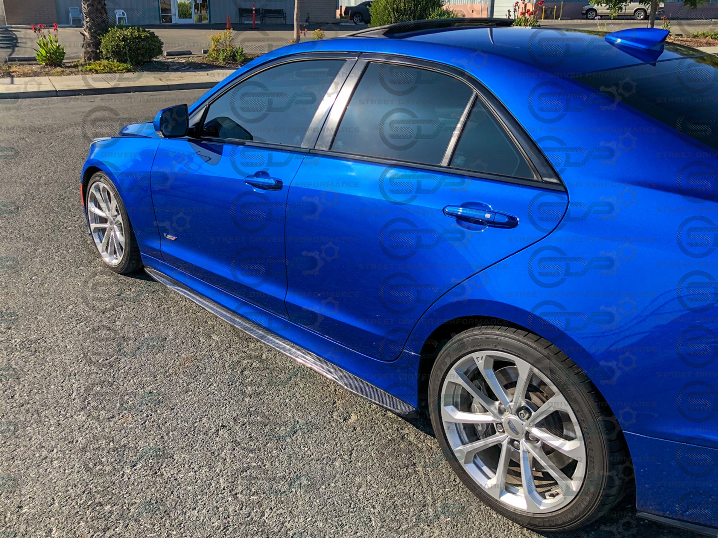 2016-2019 CADILLAC ATS-V CARBON FIBER SIDE SKIRTS ROCKER PANELS GROUND EFFECTS