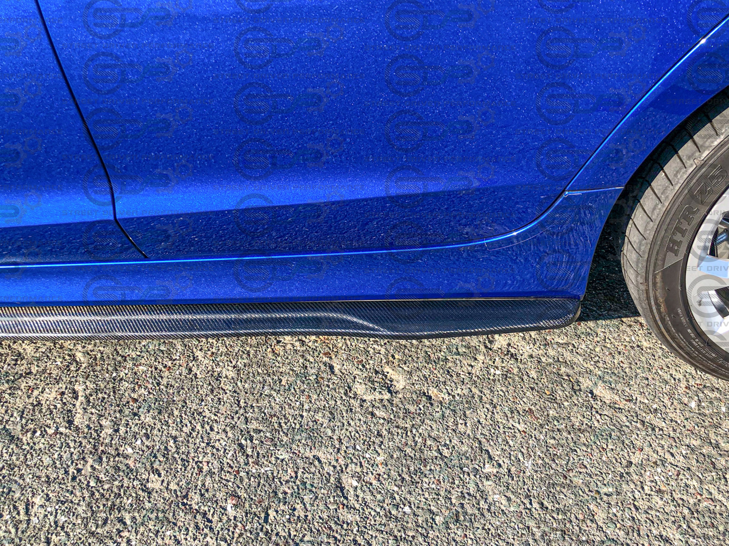 2016-2019 CADILLAC ATS-V CARBON FIBER SIDE SKIRTS ROCKER PANELS GROUND EFFECTS