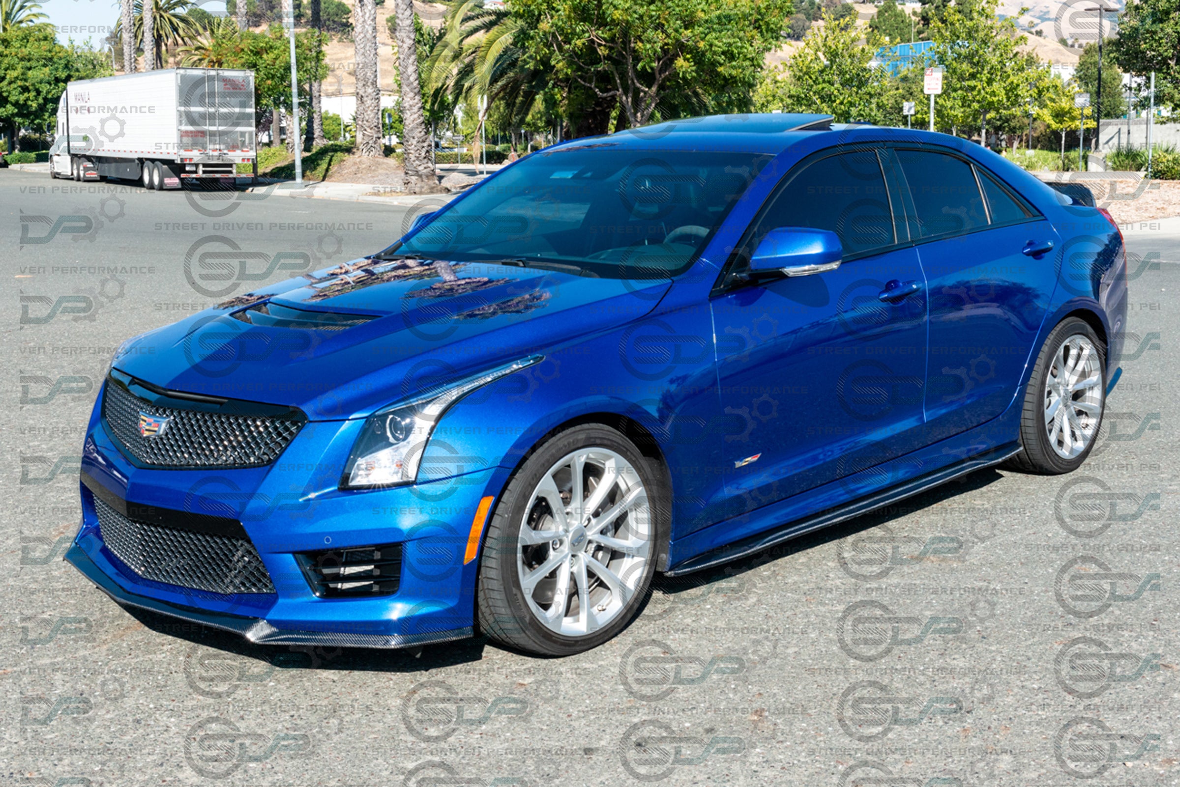 2016-2019 CADILLAC ATS-V CARBON FIBER SIDE SKIRTS ROCKER PANELS GROUND EFFECTS