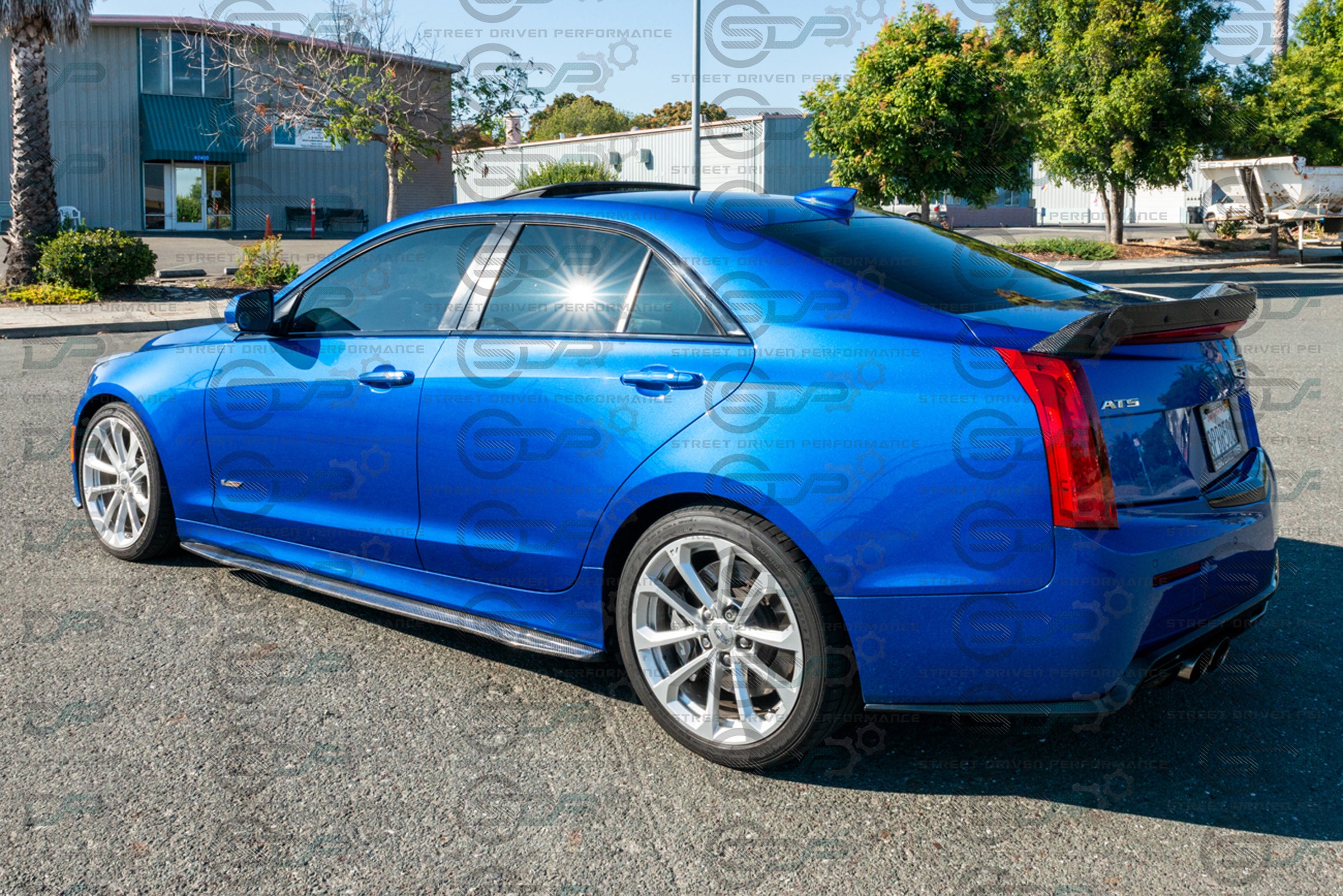2016-2019 CADILLAC ATS-V CARBON FIBER SIDE SKIRTS ROCKER PANELS GROUND EFFECTS