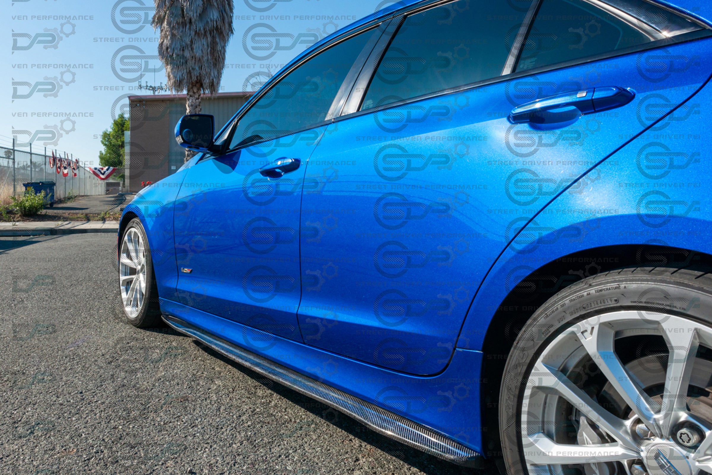 2016-2019 CADILLAC ATS-V CARBON FIBER SIDE SKIRTS ROCKER PANELS GROUND EFFECTS