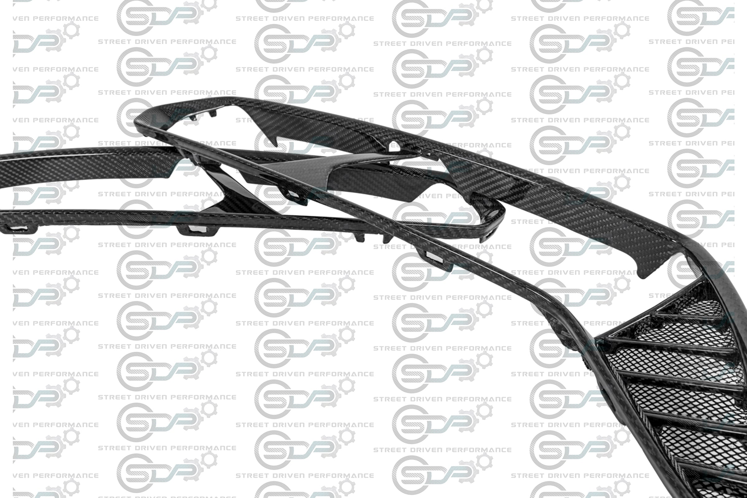 2014-2019 Chevrolet Corvette C7 - Carbon Fiber Rear Tail Light Trim (Pair)
