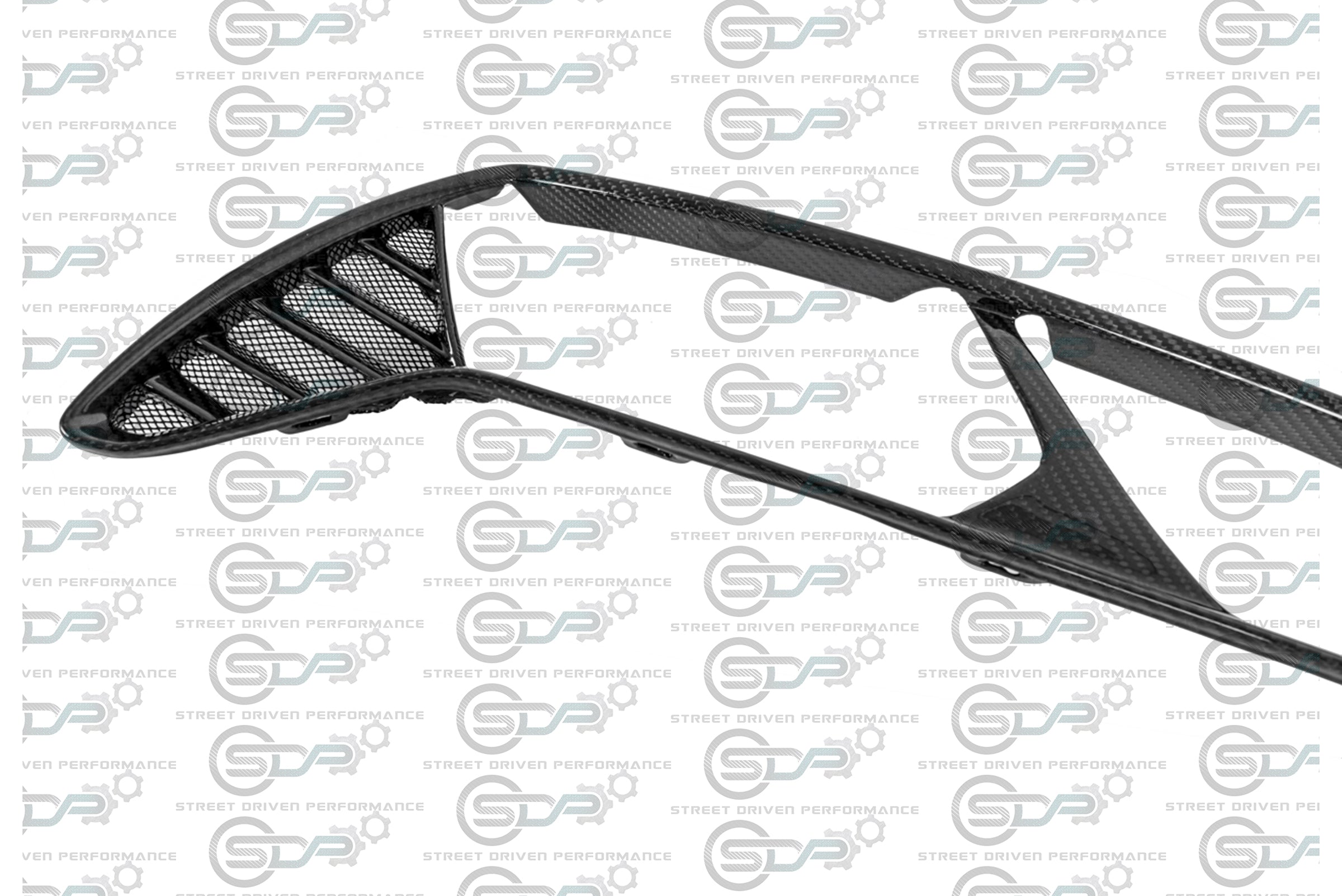 2014-2019 Chevrolet Corvette C7 - Carbon Fiber Rear Tail Light Trim (Pair)