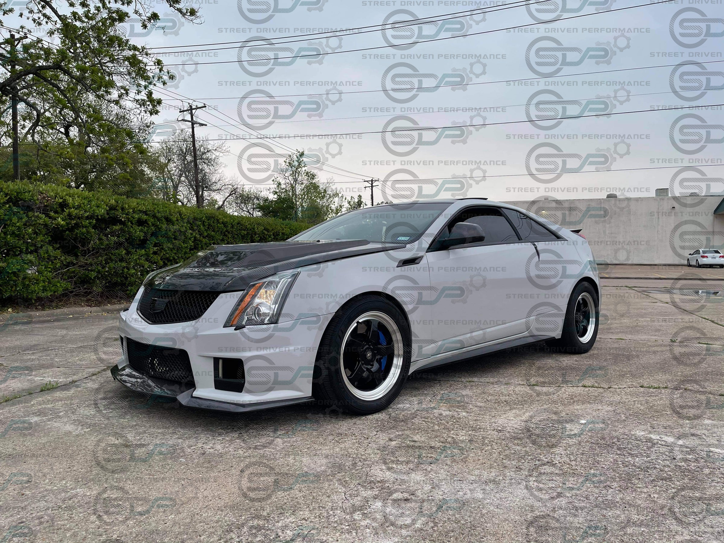 2009-2015 Cadillac CTS-V V2 | Carbon Fiber Side Mirror Cap Covers (Pair)